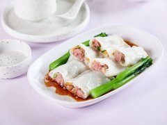 榨菜香滑牛肉肠粉
