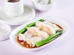 韭黄鲜虾肠粉